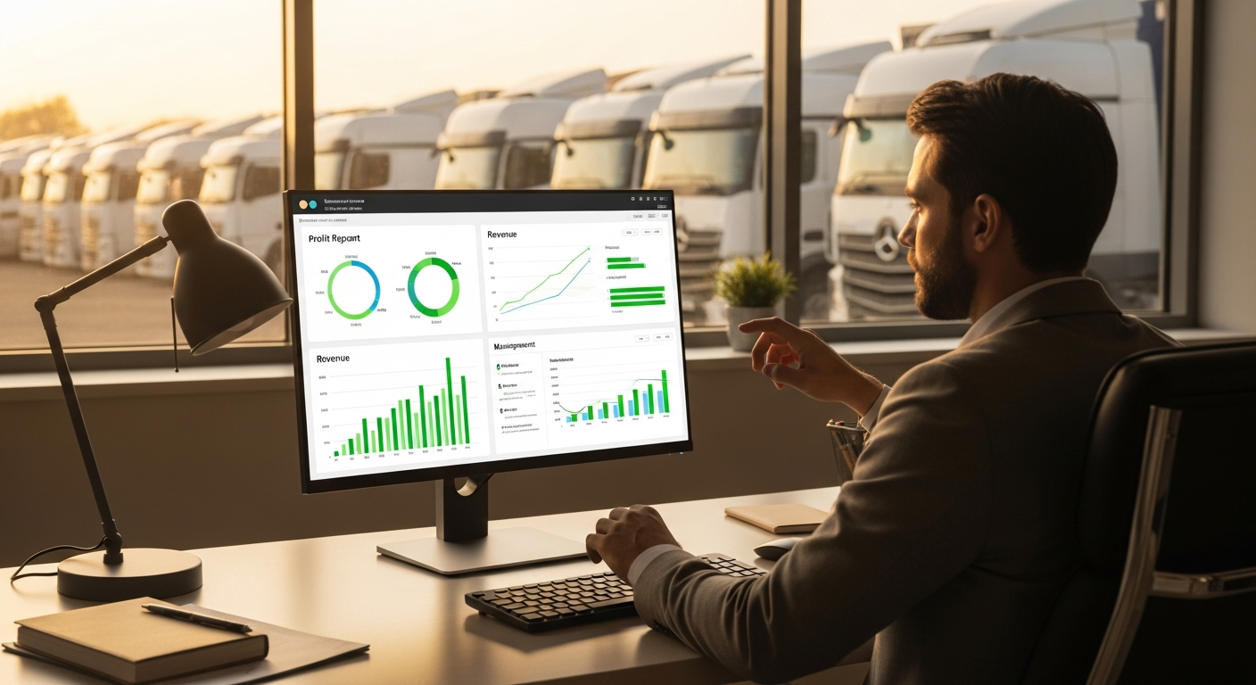 Fleet financial analytics dashboard